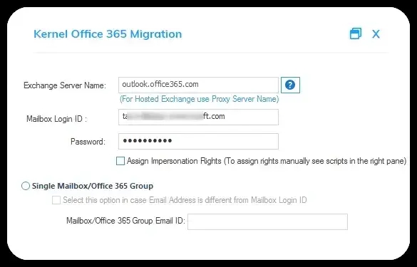 Kernel Office 365 Migration